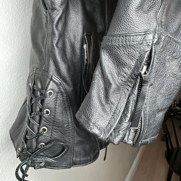 Vintage Motorcycle Leather Jacket - Picture 6 of 14